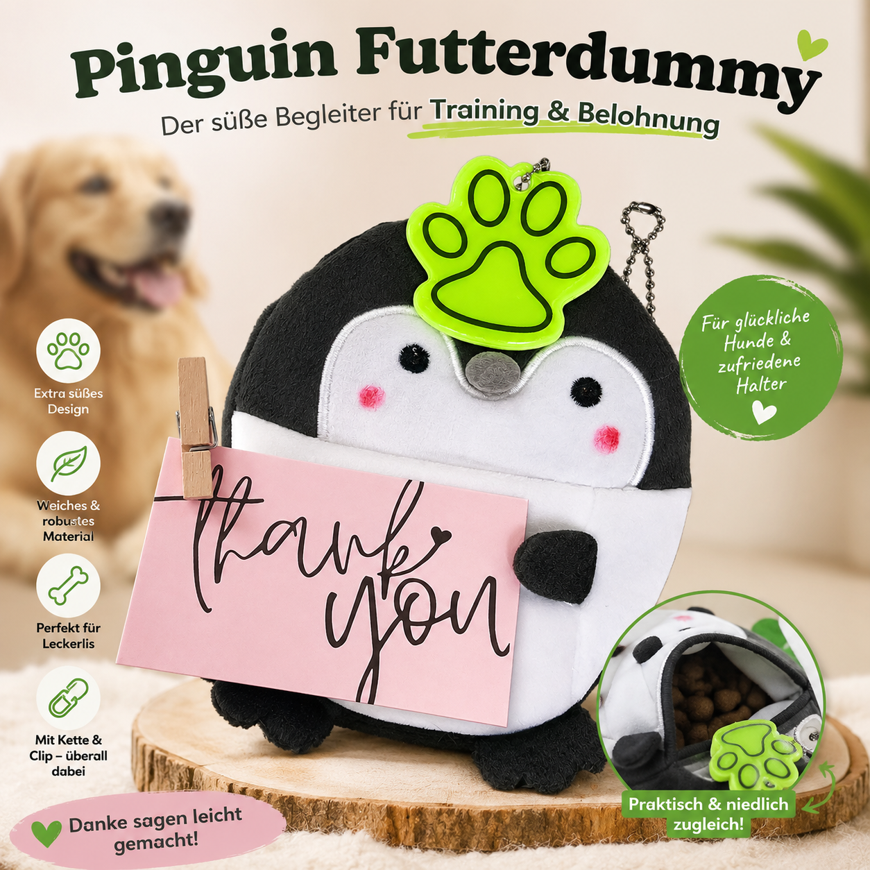 🐧 DogMa TV Futterdummy Pinguin🐧