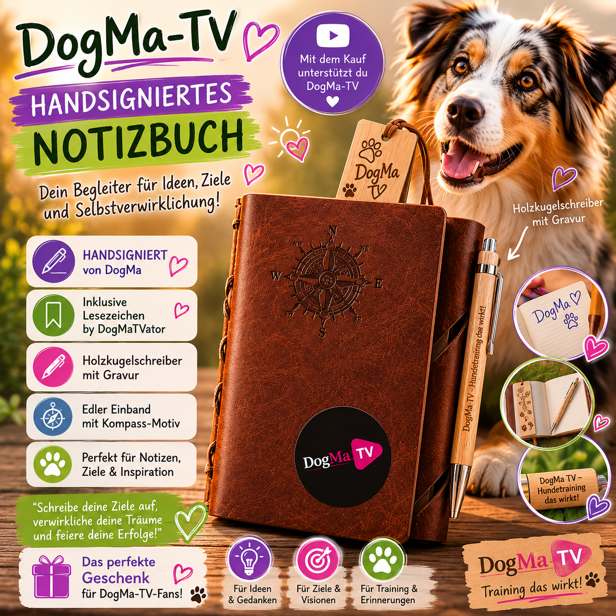 💜 DogMa-TV Unterstützer-Notizbuch