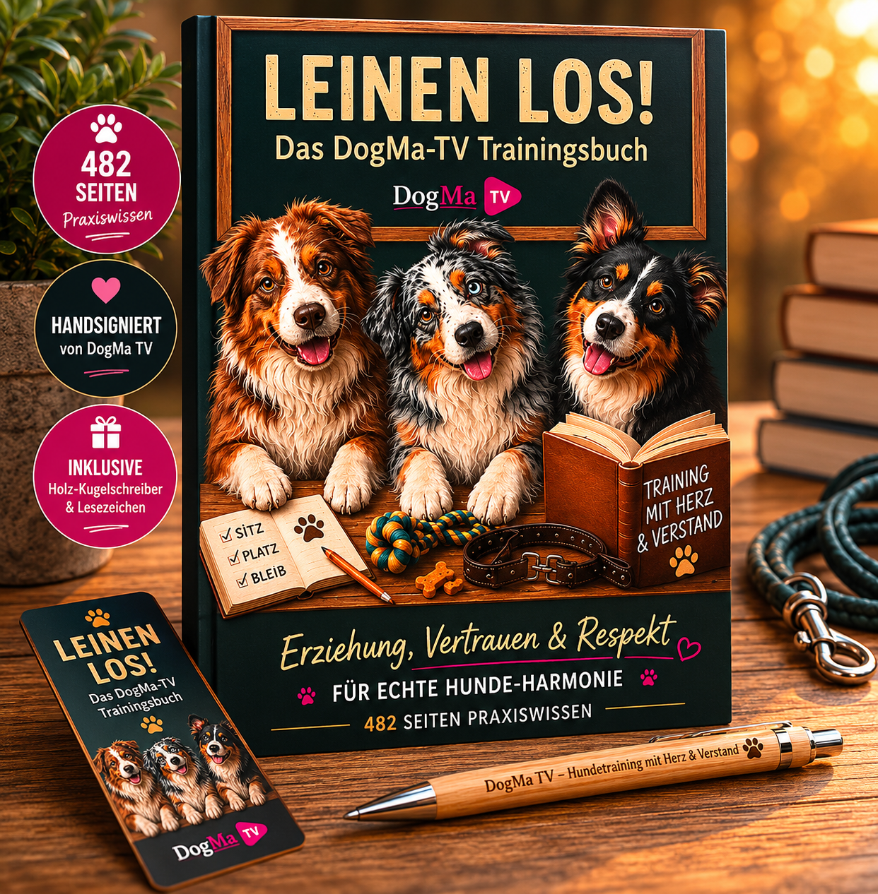 📘 Leinen Los! – Das DogMa-TV Trainingsbuch