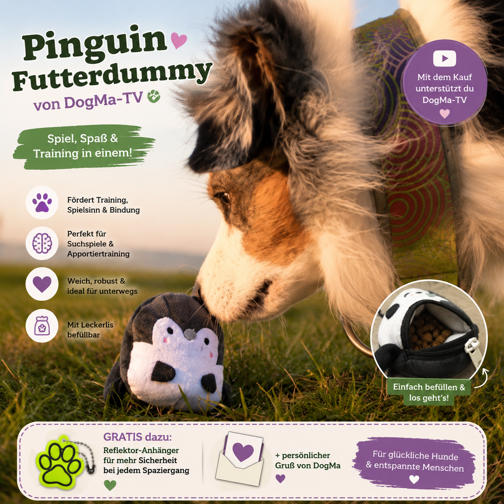 🐧 DogMa TV Futterdummy Pinguin🐧