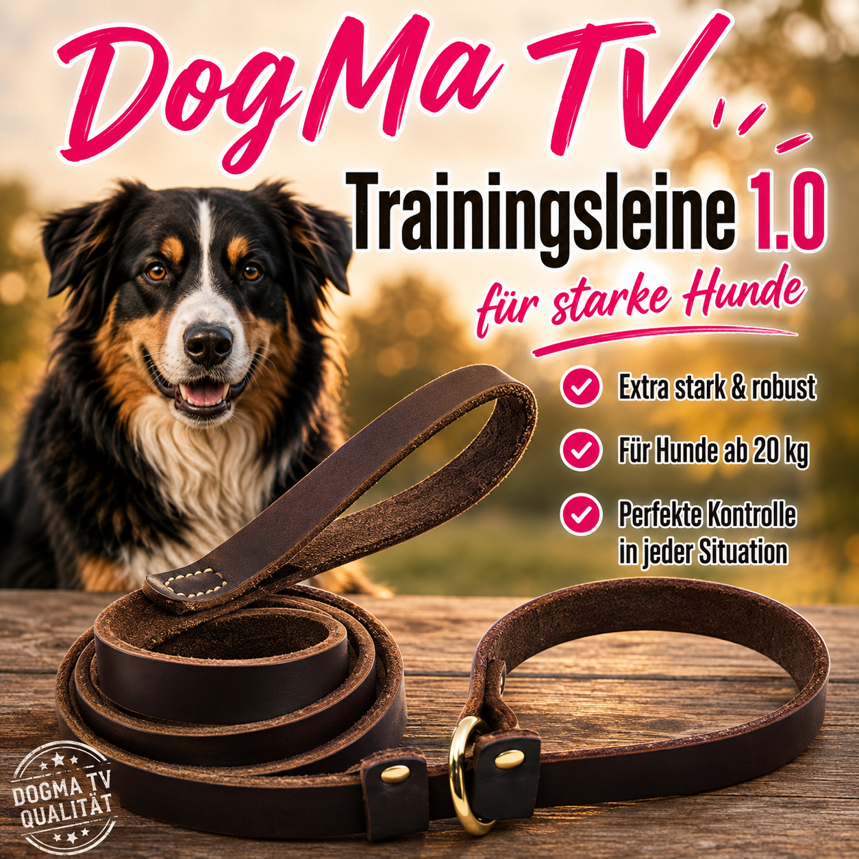 🐾 DogMa TV Trainingsleine 1.0