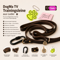 🦮 DogMa TV Trainingsleine aus Leder