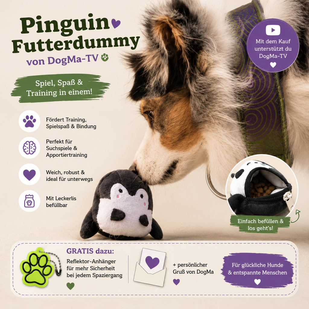 🐧 DogMa TV Futterdummy Pinguin🐧