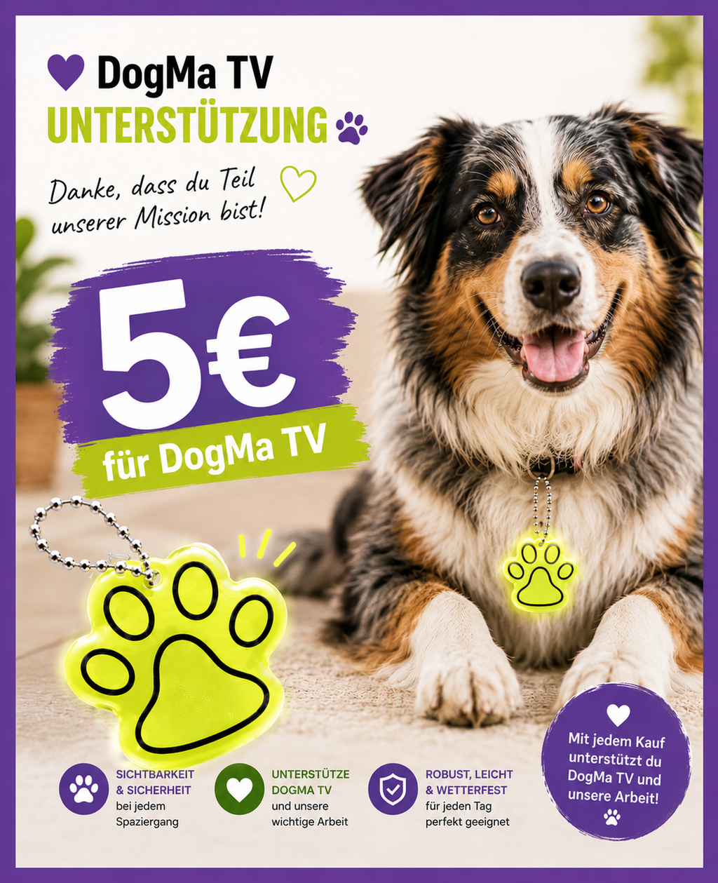 💙 DogMa TV Support-Anhänger