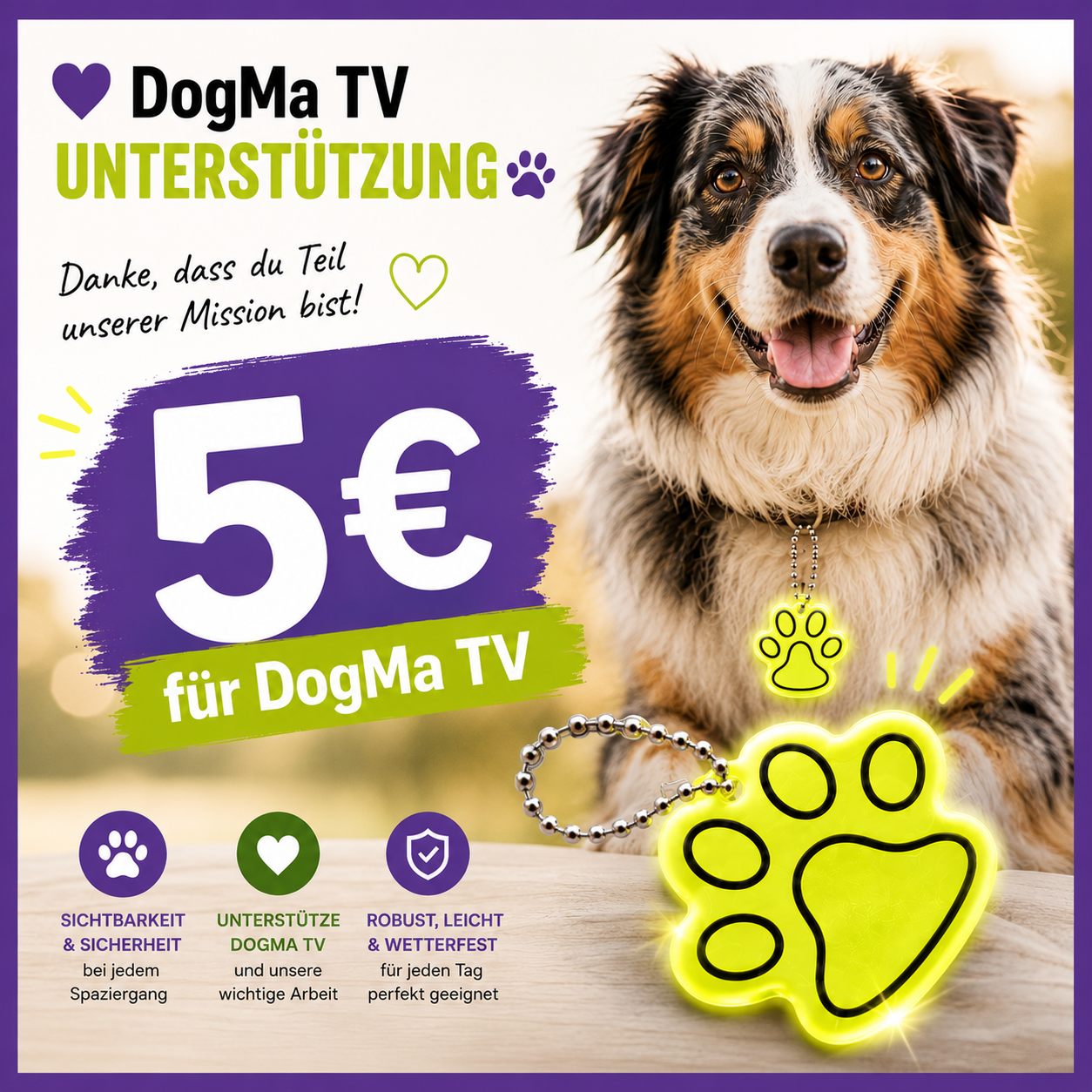 💙 DogMa TV Support-Anhänger