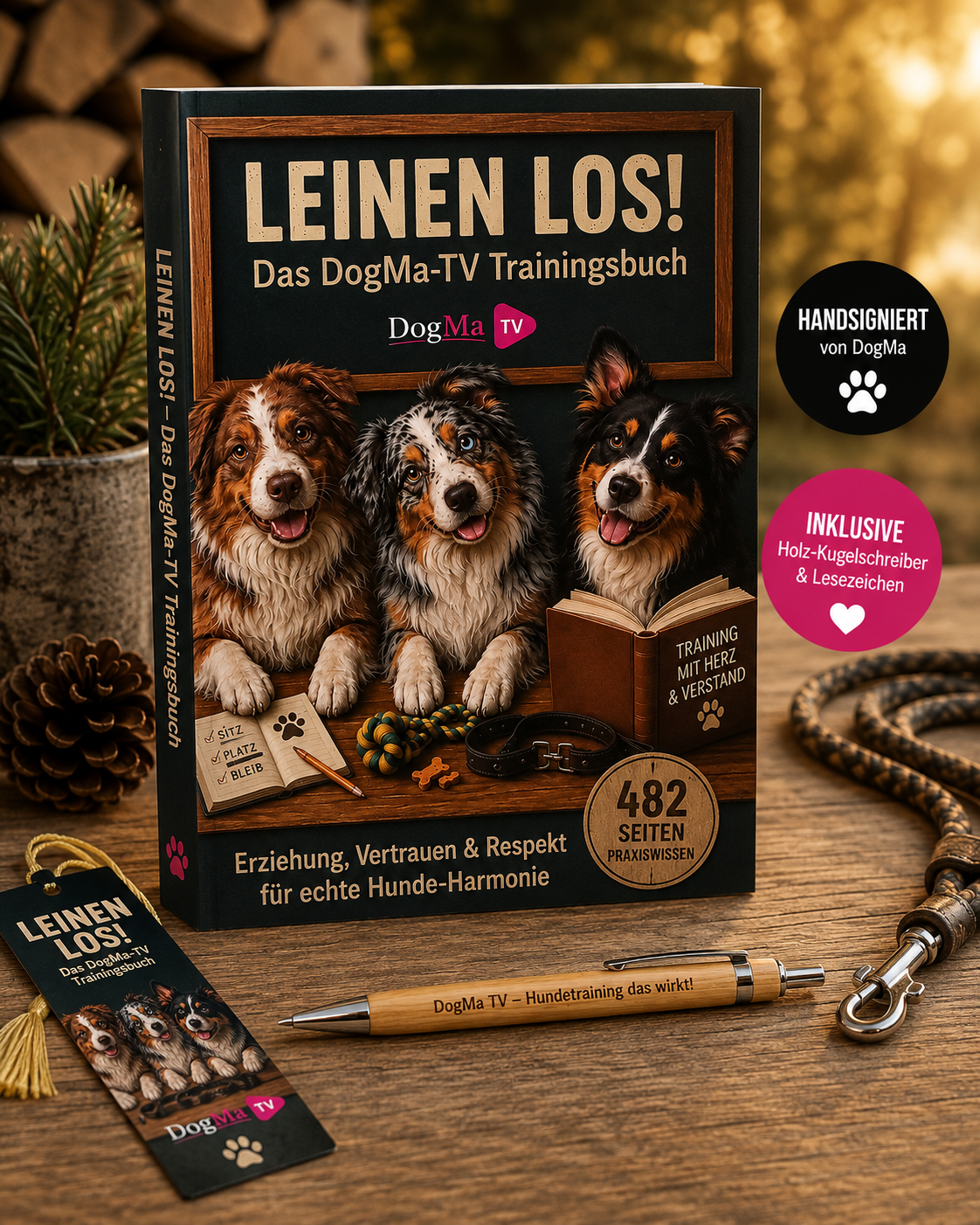 📘 Leinen Los! – Das DogMa-TV Trainingsbuch